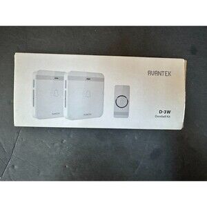 Wireless Doorbell, ADVANTEK D-3W Waterproof Door 2 Receivers - New! OPEN BOX